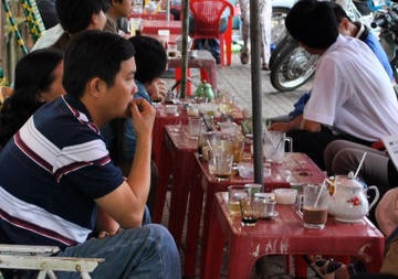 Net la cua ca phe nguyen chat hinh anh