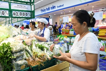 Co.opmart Dong Van Cong khuyen mai lon hut nguoi tieu dung hinh anh