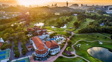 Toan canh 4 san golf trong giai dau WAGC tai Malaysia hinh anh