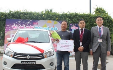 Tim ra chu nhan giai thuong xe oto Celerio CVT Automobile hinh anh