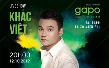 Gapo dong hanh cung Khac Viet trong liveshow 'Gap go thanh xuan' hinh anh