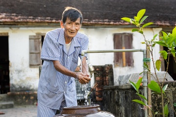 Cuoc song 7.000 nguoi dan Hop Thanh, Nghe An thay doi nho nuoc sach hinh anh