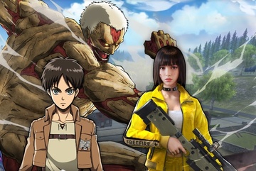 Garena dua anime 'Dai chien Titan' vao Free Fire hinh anh