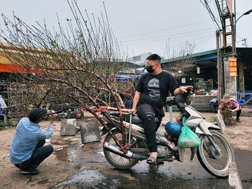Nguoi Ha Noi hao huc chuan bi Tet som hinh anh