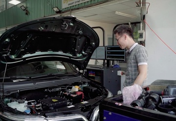 Thu xe VinFast VF e34 bang may Dynamometer hinh anh