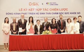 GSK va FPT Long Chau cung phat trien he sinh thai cham soc suc khoe so hinh anh
