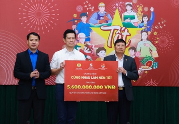 Bia Saigon ton vinh nguoi lao dong Viet qua chien dich Tet hinh anh