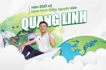 Hanh trinh thien nguyen cua Quang Linh Vlogs trong nam 2023 hinh anh