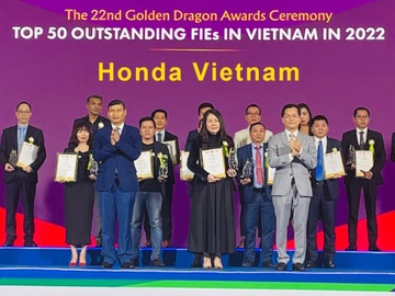 Honda Viet Nam nhan giai thuong ve cong dong va phat trien ben vung hinh anh