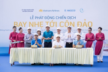 Thong diep 'nhe' tu chien dich cua Vietnam Airlines tai Con Dao hinh anh