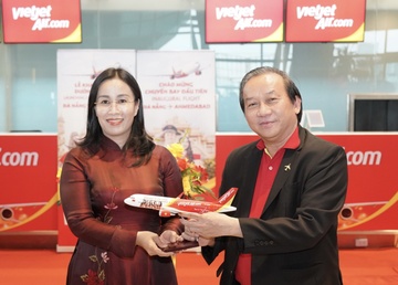 Vietjet khai truong duong bay thang giua Ahmedabad va Da Nang hinh anh