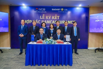 NCB hop tac Bao Viet Nhan tho phan phoi san pham bao hiem tai Viet Nam hinh anh