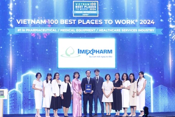 Imexpharm co moi truong lam viec tot nhat nganh Duoc Viet Nam nam 2024 hinh anh
