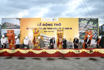 T&T Group dong loat trien khai cac cong trinh trong diem tai Long An hinh anh