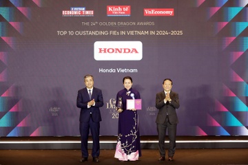 Honda Viet Nam nhan giai thuong Rong Vang nam 2025 hinh anh