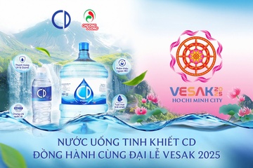 Nuoc uong tinh khiet CD dong hanh cung dai le Vesak 2025 hinh anh