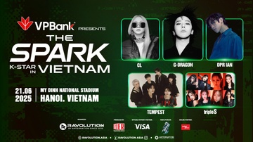 Bi kip san ve gap G-Dragon tai VPBank K-Star Spark hinh anh