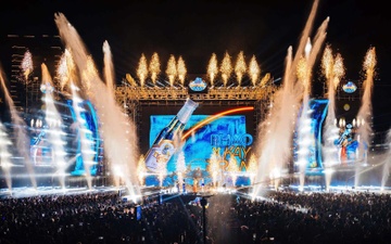 Hon 25.000 ravers bat tung sang khoai mo man Tiger Crystal Rave 2025 hinh anh