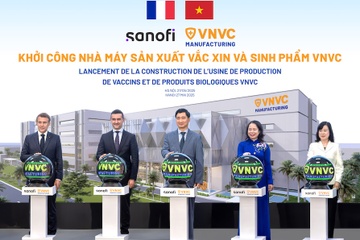 Khoi cong Nha may Vaccine va Sinh pham VNVC hien dai nhat Viet Nam hinh anh