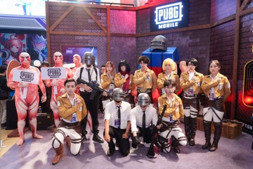 PUBG Mobile dem trai nghiem Attack on Titan den Vietnam GameVerse 2025 hinh anh