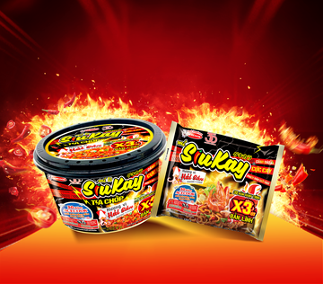 Acecook ra mắt mì SiuKay x3 ớt kỷ niệm 30 năm ngày bán hàng đầu tiên