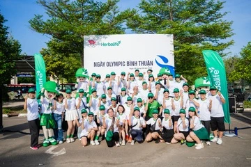 Herbalife Viet Nam dong hanh chuoi 'Ngay Olympic' tren toan quoc hinh anh