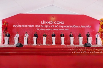 Vinpearl khoi cong khu phuc hop du lich va do thi nghi duong Lang Van hinh anh