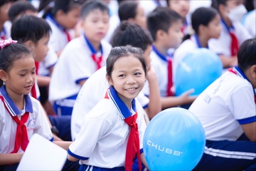 Tháng hành động vì trẻ em, Chubb Life đồng hành cùng học sinh cả nước