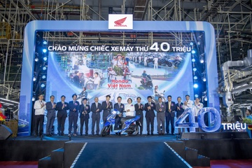 Honda Viet Nam ban gan 2,3 trieu xe may trong nam tai chinh 2025 hinh anh