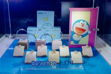 PNJ dua chu meo may Doraemon vao the gioi trang suc Viet hinh anh