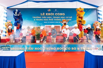 Ecopark va FPT khoi cong truong lien cap tai do thi Eco Central Park hinh anh