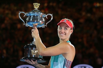 Thang kich tinh Serena, Kerber dang quang Australian Open hinh anh