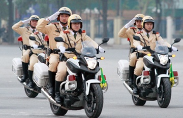 Cong an san sang bao ve tuyet doi an toan Dai hoi Dang hinh anh