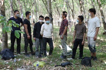 16 nguoi Trung Quoc nhap canh trai phep roi tim duong sang Campuchia hinh anh