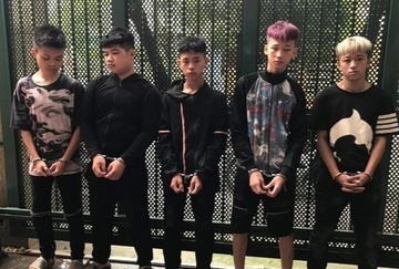 Bang nhom toi pham tuoi thieu nien chuyen cuop tai san luc rang sang hinh anh