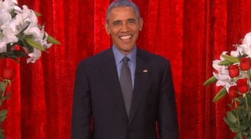 Tong thong Obama lam tho tinh tang vo hinh anh