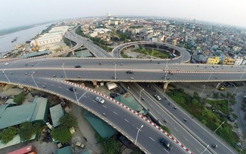 Hon 2.500 ty mo rong gap doi cau Vinh Tuy hinh anh