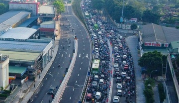 BRT, ham chui, cau vuot... cung khong 'cuu' duoc duong Le Van Luong hinh anh
