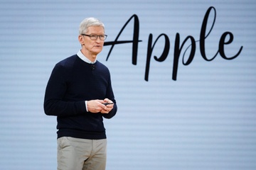 Cau noi cua Tim Cook khien co phieu Apple tang manh hinh anh
