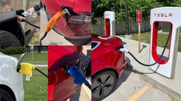 Tesla len tieng ve meo quan khan uot vao sung sac hinh anh