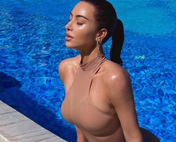 Kim Kardashian hoang loan khi khong co Kanye West hinh anh