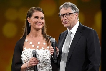 Vo cu Bill Gates lan dau noi ve quyet dinh ly hon hinh anh