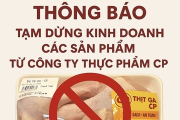Một số cửa hàng thông báo ngừng bán sản phẩm C.P.