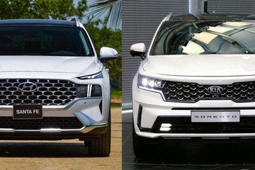 Hon 1,3 ty dong, chon Kia Sorento hay Hyundai Santa Fe ban du? hinh anh
