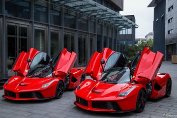 Bo doi sieu xe trieu do Ferrari khoe dang tai Thuong Hai hinh anh