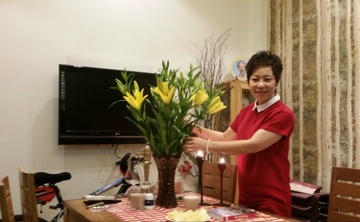 Tet gian di cua thay xa thu Hoang Xuan Vinh hinh anh