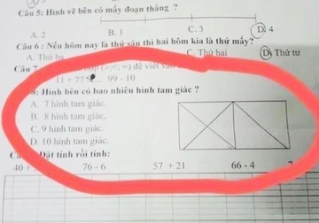 Dem hinh tam giac va 6 bai toan tieu hoc 'chia re' cong dong mang hinh anh