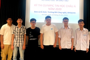 6 thi sinh Viet Nam gianh huy chuong Olympic Tin hoc chau A hinh anh