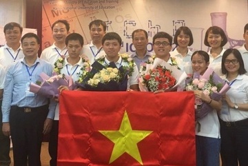 Thanh tich Olympic quoc te cua hoc sinh Viet Nam 5 nam qua hinh anh
