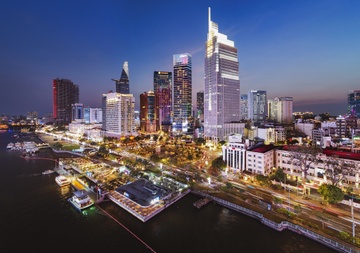 Loạt văn phòng hạng A dọc sông Sài Gòn thay đổi diện mạo TP.HCM
